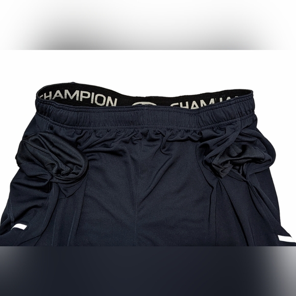Champion Men's XXL Dark Blue Hi-Vis Performance Basketball Shorts w/Drawstring - Picture 4 of 8